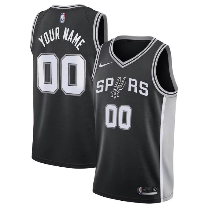 Mens San Antonio Spurs Icon Swingman Replica Custom Jersey