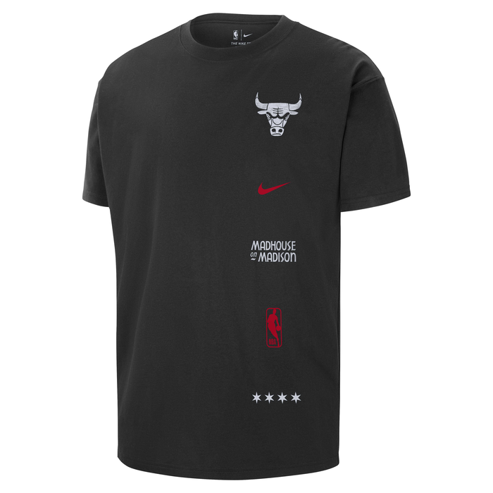 Mens Chicago Bulls Courtside City Edition M90 Logo T-Shirt