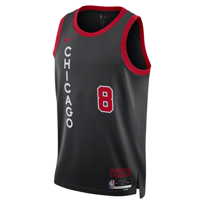 Mens Chicago Bulls Zach Lavine Swingman City Edition Replica Jersey