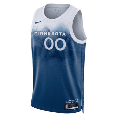 Boys Minnesota Timberwolves City Edition Swingman Replica Custom Jersey