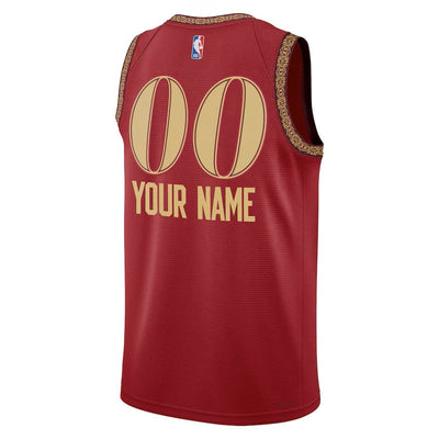 Boys Cleveland Cavaliers City Edition Swingman Replica Custom Jersey
