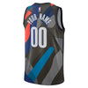 Mens Brooklyn Nets Blank Swingman City Edition Replica Jersey
