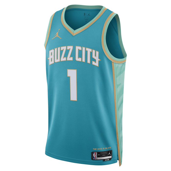 Mens Charlotte Hornets Lamelo Ball Swingman City Edition Replica Jersey