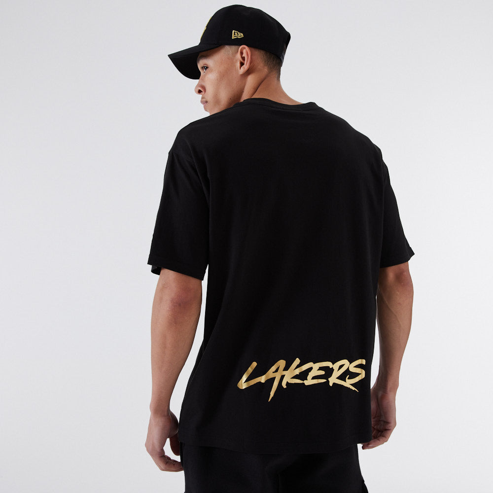 Los Angeles Lakers Metallic Short Sleeve T-Shirt