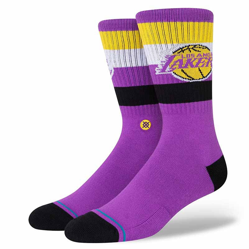 Los Angeles Lakers Set Of 2 Socks