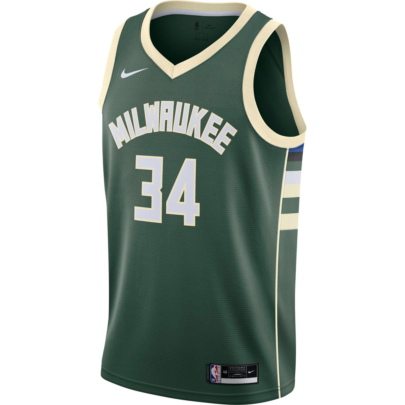 Mens Antetokounmpo Milwaukee Bucks Swingman Icon Edition Jersey