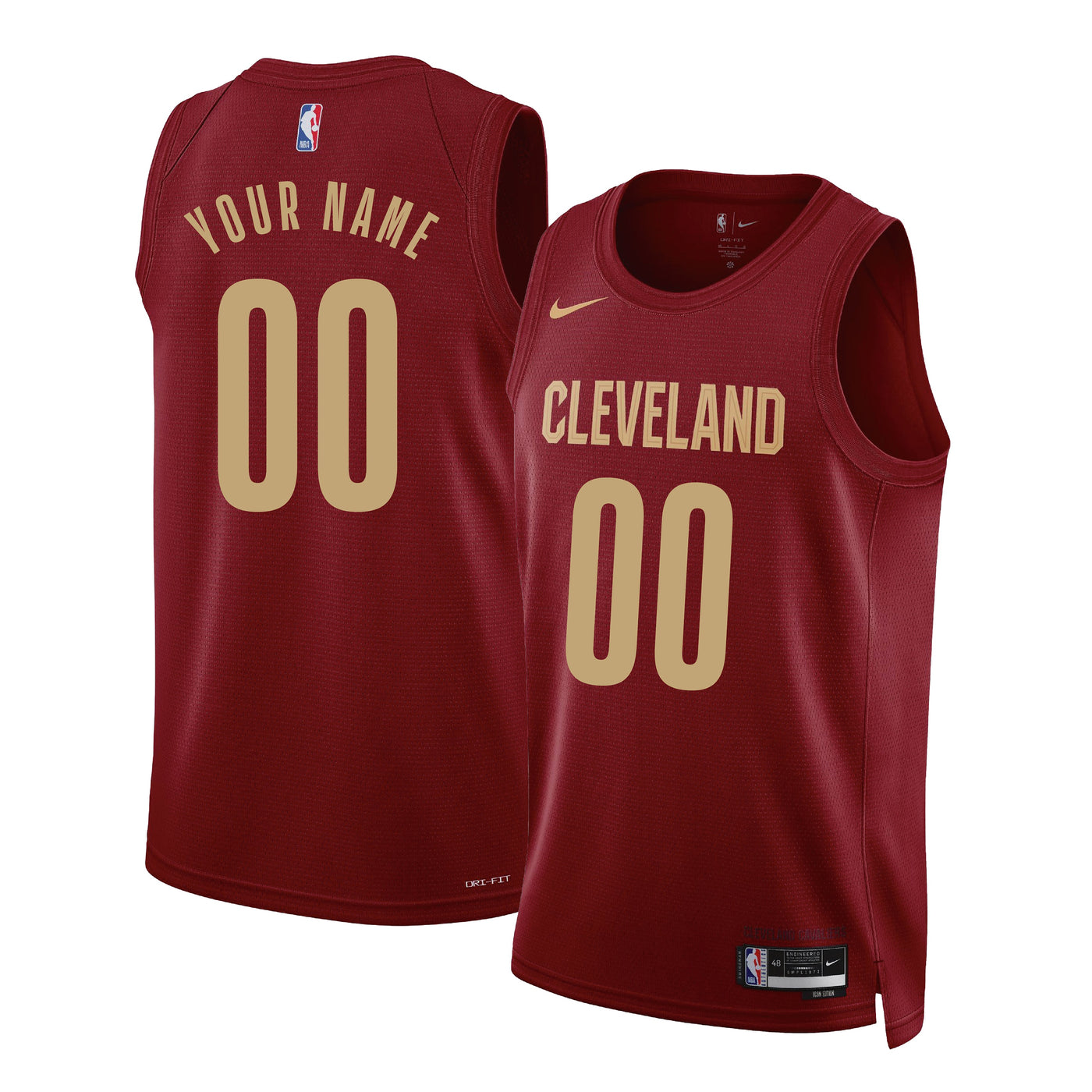 Mens Cleveland Cavaliers Swingman Icon Edition Custom Jersey B22