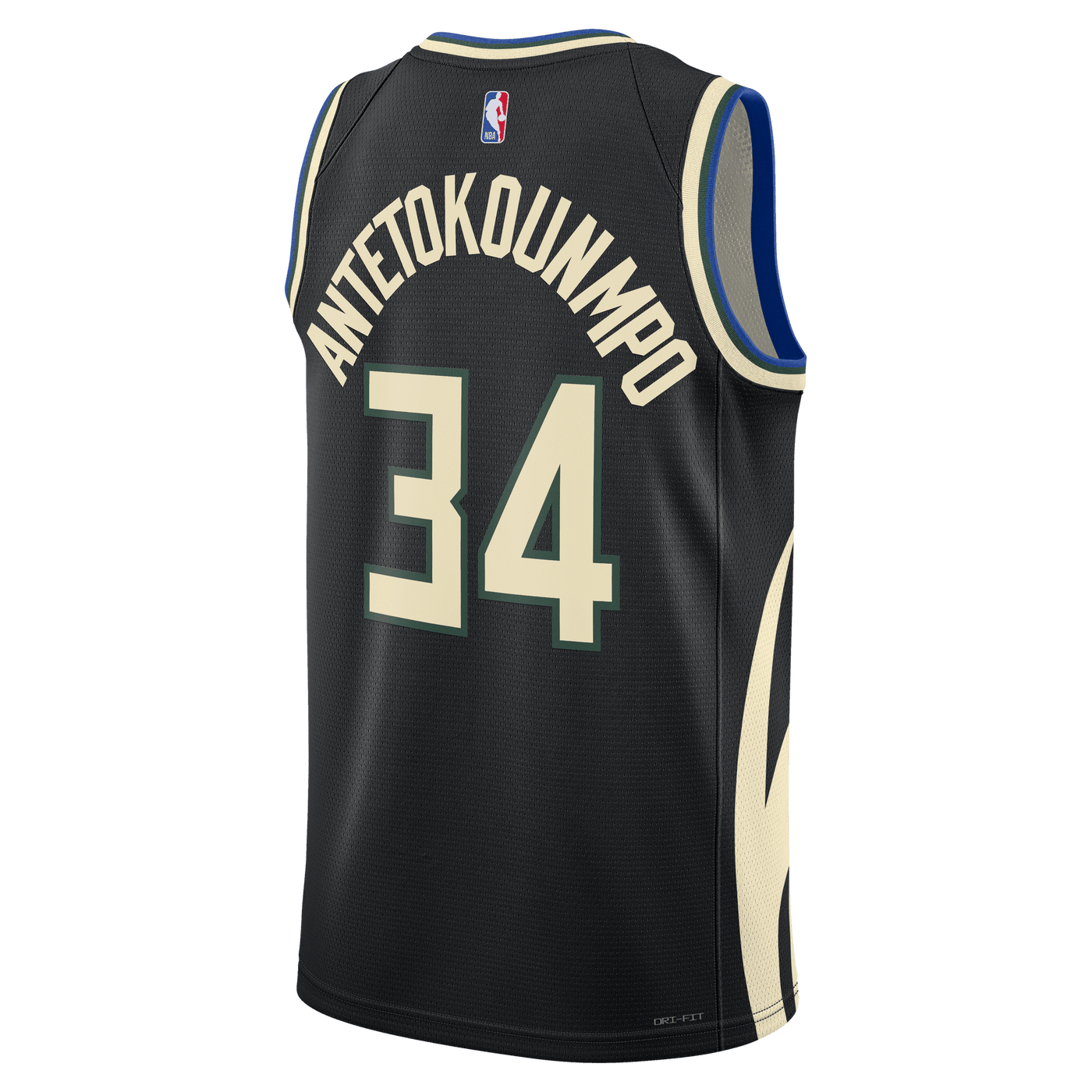 Mens Milwaukee Bucks Giannis SWNGMN STMNT Replica Jersey