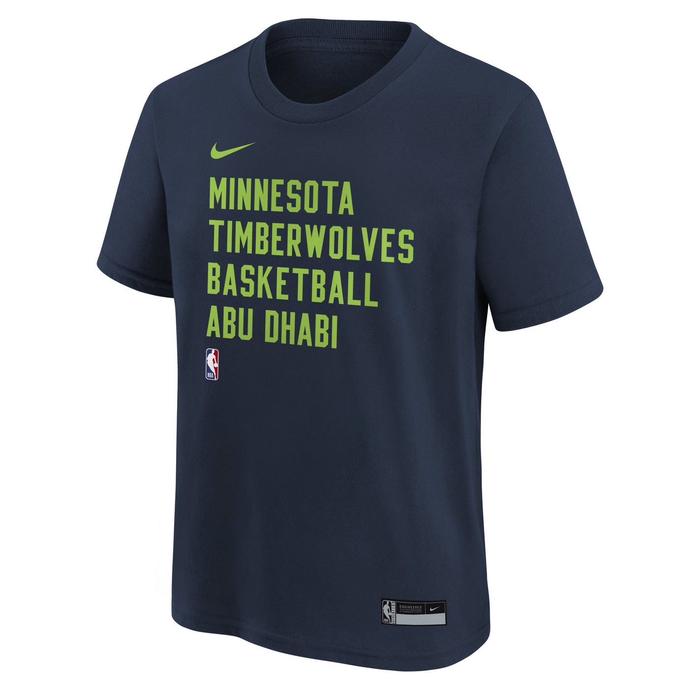 Mens Minnesota Timberwolves Dri-Fit Essential Global Games T-Shirt