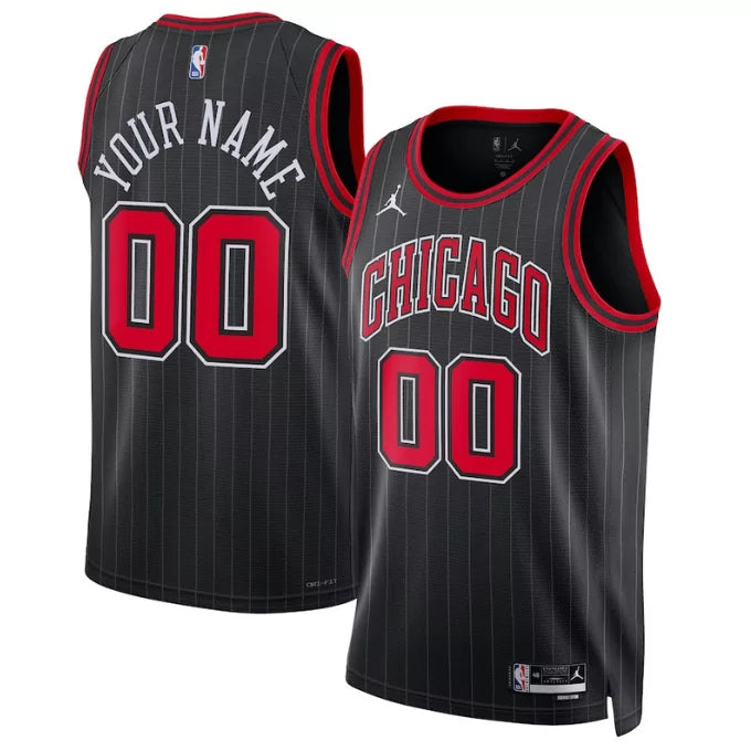 Mens Chicago Bulls Swingman Statement Replica Custom Jersey