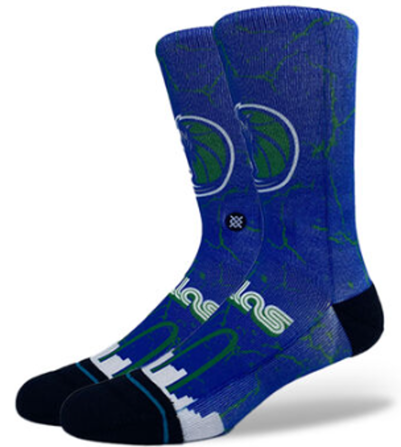 Dallas Mavericks City Edition 23 Print Socks