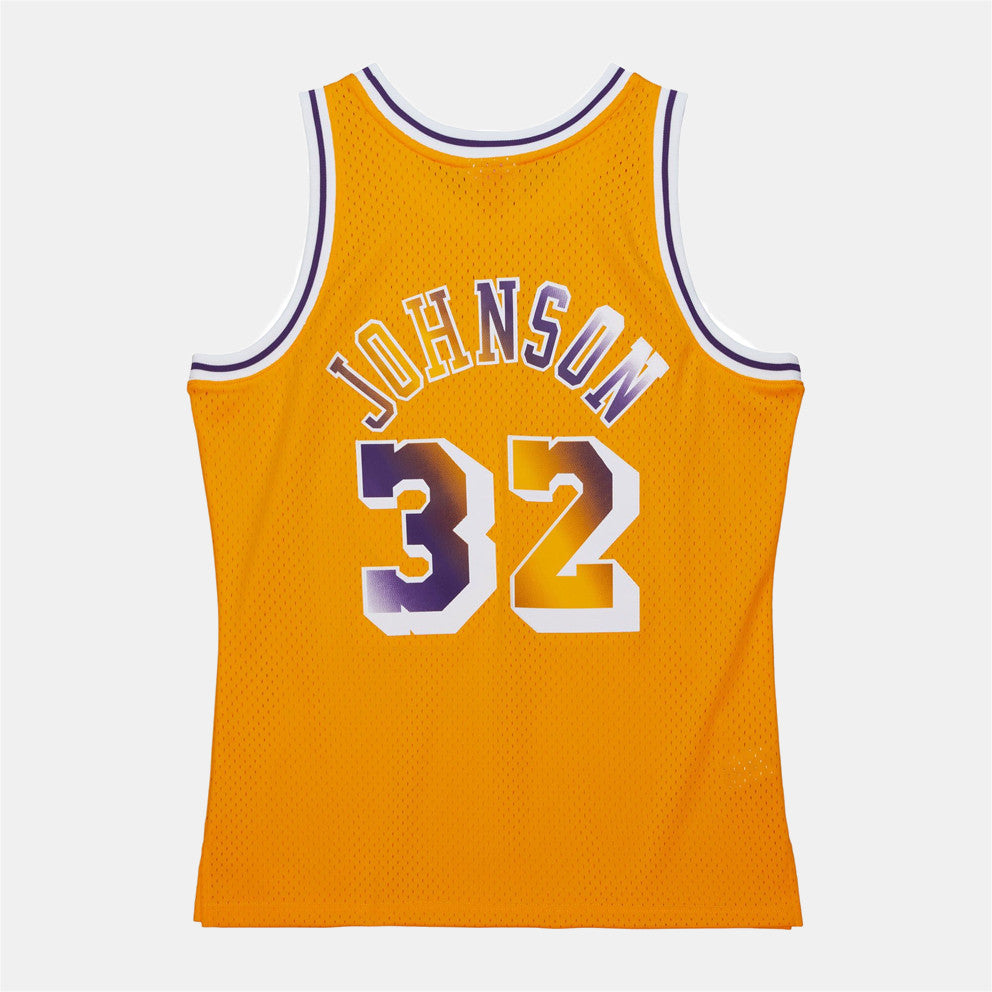 Mens LA Lakers Magic Johnson 1984 SWGMN Replica Jersey