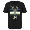 Kids Milwaukee Bucks Giannis Statement Name & Number T-Shirt