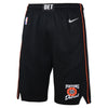 Boys Detroit Pistons City Edition Swingman Replica Shorts