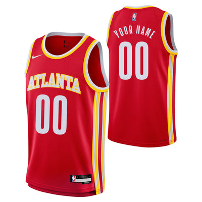 Boys Atlanta Hawks Blank Icon Swingman Replica Custom Jersey
