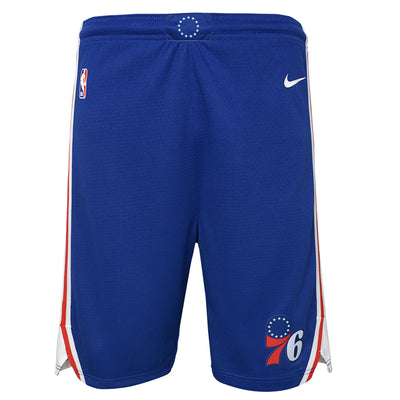 Boys Philadelphia 76ers Icon Swingman Replica Shorts