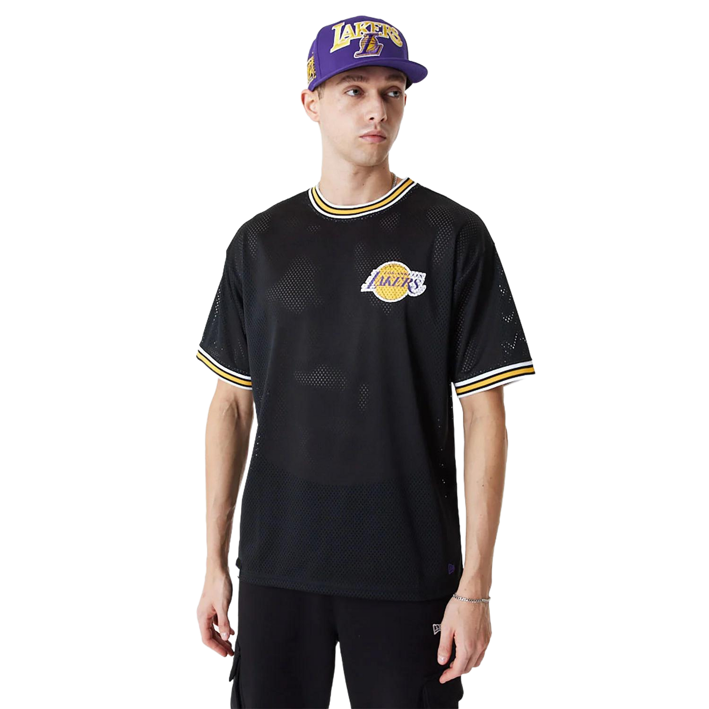 Mens Los Angeles Lakers Mesh T-Shirt