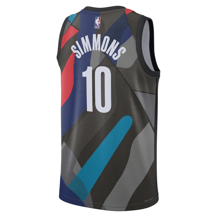 Mens Brooklyn Nets Ben Simmons Swingman City Edition Replica Jersey