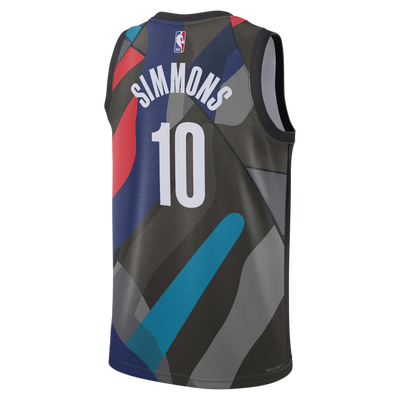 Mens Brooklyn Nets Ben Simmons Swingman City Edition Replica Jersey