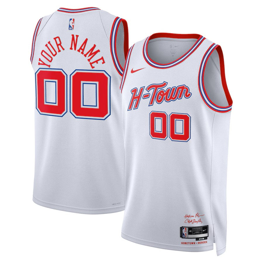 Mens Houston Rockets Blank Swingman City Edition Replica Jersey