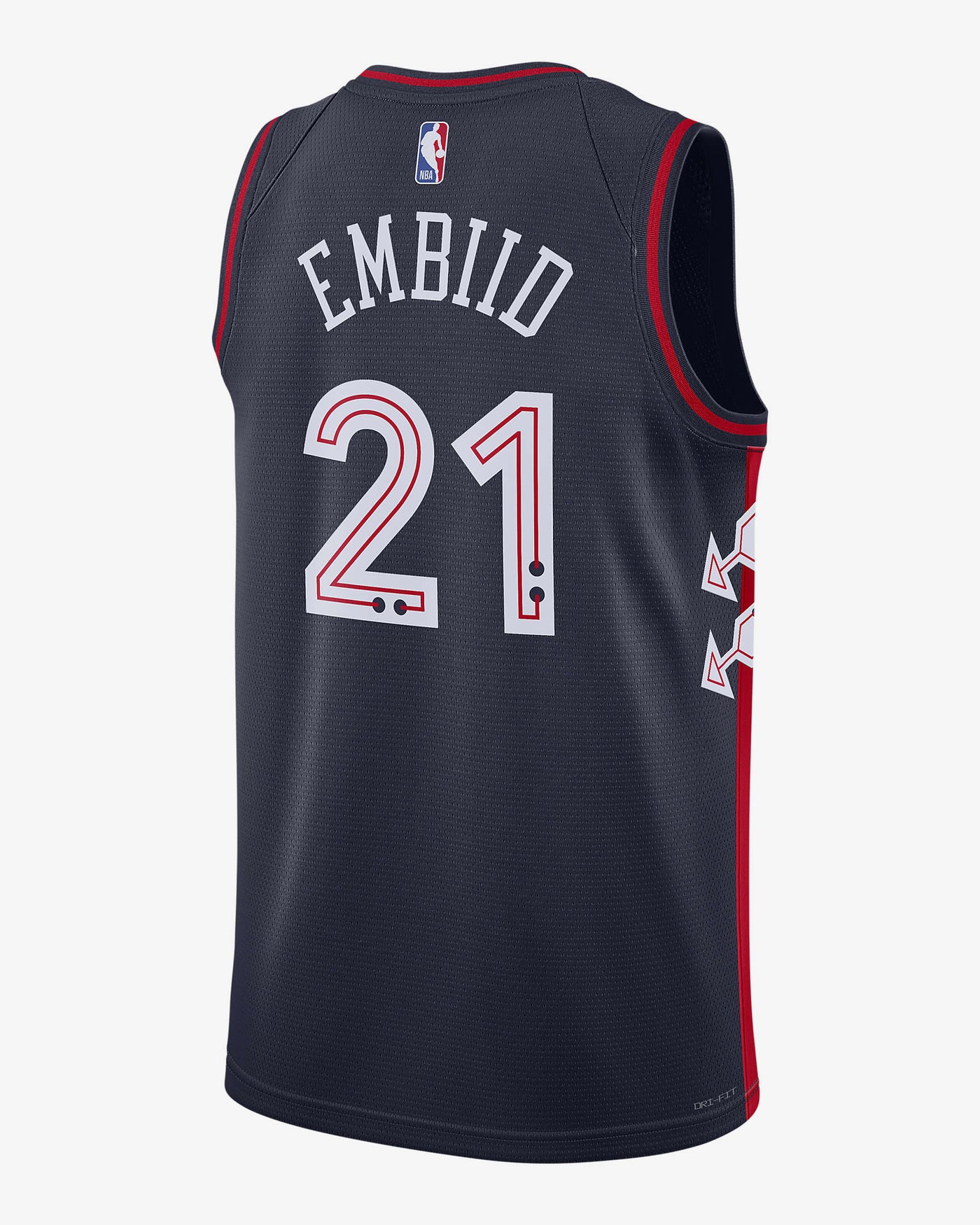 Mens Philadelphia 76ers Joel Embiid Swingman City Edition Replica Jersey