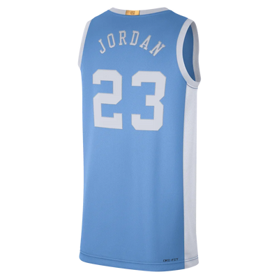 Mens UNC Michael Jordan Retro Road Limited Replica Jersey