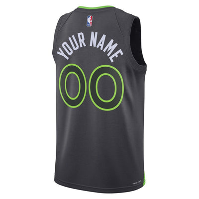 Mens Minnesota Timberwolves Swngmn Stmnt Replica Custom Jersey