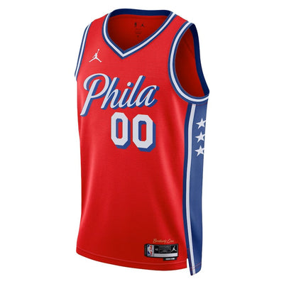 Mens Philadelphia 76ers Swingman Statement Replica Custom Jersey