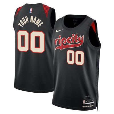 Boys Portland Trailblazers City Edition Swingman Replica Custom Jersey