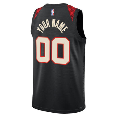 Boys Portland Trailblazers City Edition Swingman Replica Custom Jersey