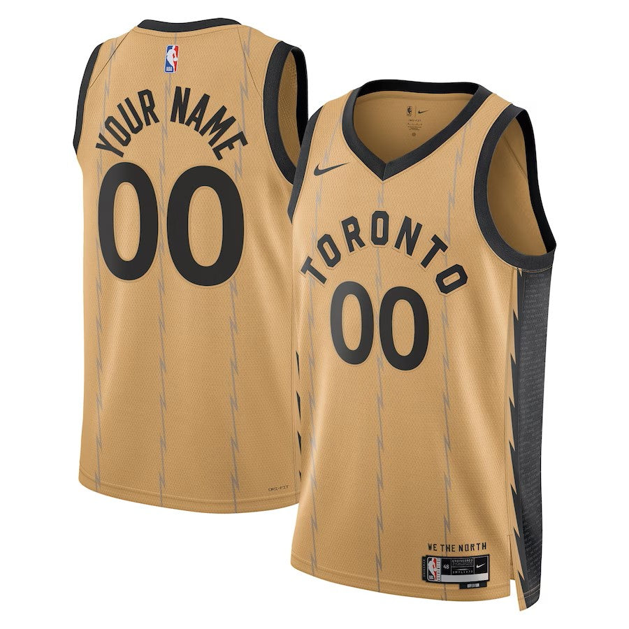 Boys Toronto Raptors City Edition Swingman Replica Custom Jersey